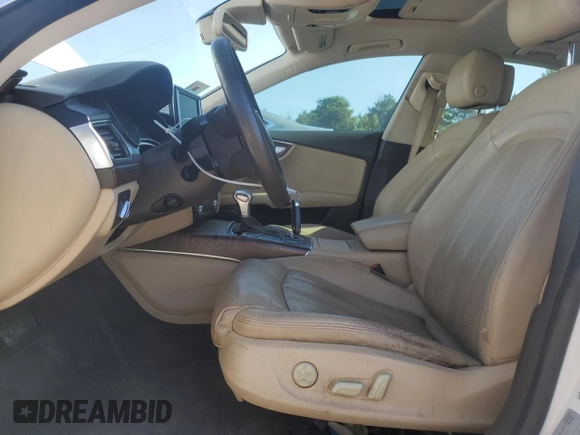 2012 Audi A7 Prestige with VIN WAU2GAFC9CN092578, listed as a Copart auction lot 58527965 with 139,673 mi miles and Salvage title. Bid and sale history available at DreamBid. Image 7.