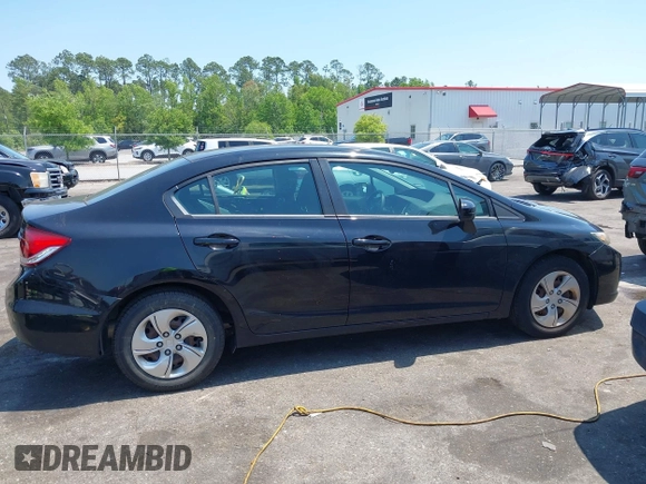 2015 Honda Civic Sedan LX with VIN 19XFB2F57FE045732, listed as a IAAI auction lot 42020578 with 82,043 mi miles. Bid and sale history available at carsss.com. Image 13.
