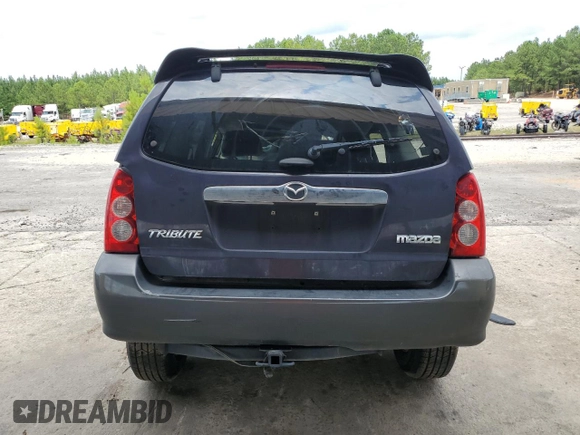 2005 Mazda Tribute S with VIN 4F2CZ06155KM32663, listed as a Copart auction lot 58622554 with 225,000 mi miles and Salvage Title. Bid and sale history available at DreamBid. Image 6.