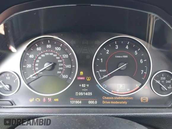 2012 BMW 3 Series 328i with VIN WBA3A5C54CF344928, listed as a IAAI auction lot 42313887 with 131,904 mi miles and . Bid and sale history available at DreamBid. Image 7.