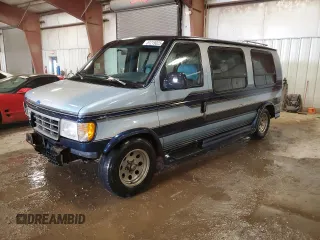 1993 Ford Econoline Cargo with VIN 1FDEE14H2PHB30382, listed as a Copart auction lot 51219025 with 204,527 mi miles and Clean Title. Bid and sale history available at DreamBid. Image 1.