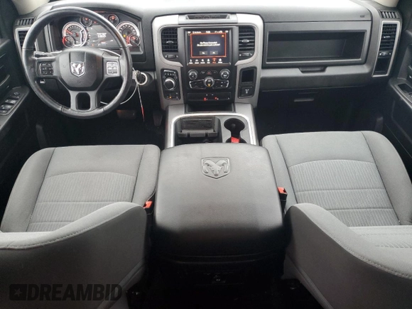 2021 Ram 1500 Tradesman with VIN 1C6RR7FG3MS573549, listed as a Copart auction lot 41591475 with 18,806 mi miles and Salvage title. Bid and sale history available at DreamBid. Image 8.