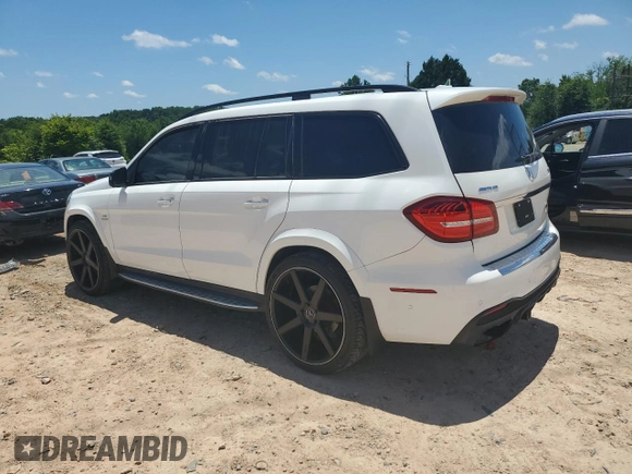 2017 Mercedes-Benz GLS 63 AMG with VIN 4JGDF7FE8HA978419, listed as a Copart auction lot 61480345 with 78,594 mi miles and Clean title. Bid and sale history available at DreamBid. Image 2.