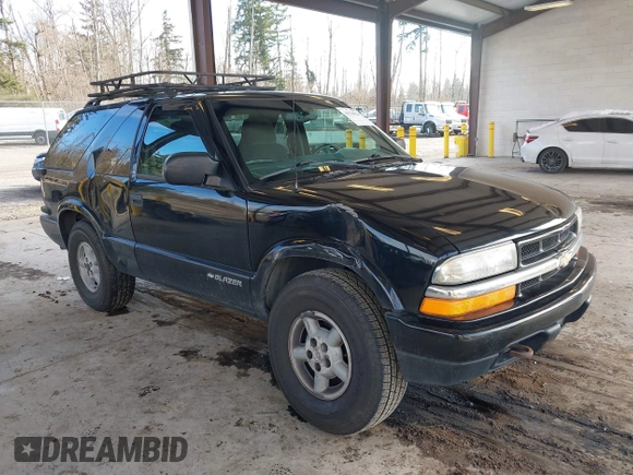 1999 Chevrolet Blazer LS with VIN 1GNCT18W3XK216840, listed as a IAAI auction lot 41534524 with 199,982 mi miles and . Bid and sale history available at DreamBid. Image 1.
