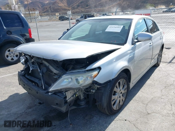 2011 Toyota Avalon with VIN 4T1BK3DB6BU386222, listed as a IAAI auction lot 41194993 with 97,822 mi miles and . Bid and sale history available at carsss.com. Image 2.