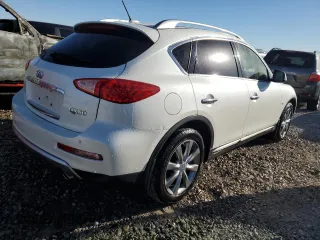 2017 Infiniti QX50 with VIN JN1BJ0RR5HM402997, listed as a Copart auction lot 72995384 with 115,626 mi miles and Salvage Title. Bid and sale history available at carsss.com. Image 3.