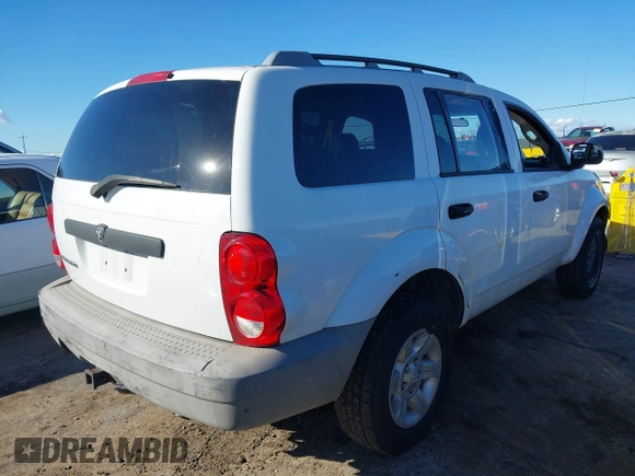 2007 Dodge Durango with VIN 1D8HB38N47F566668, listed as a IAAI auction lot 41504446 with 115,545 mi miles and . Bid and sale history available at DreamBid. Image 4.