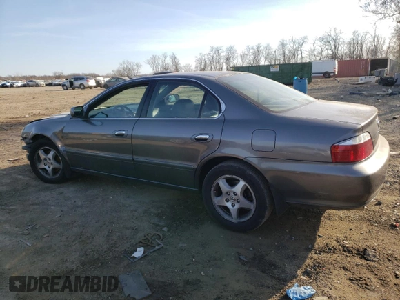 2003 Acura TL with VIN 19UUA566X3A010946, listed as a Copart auction lot 64987554 with 177,235 mi miles and Non Repairable. Bid and sale history available at carsss.com. Image 2.