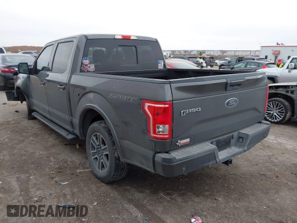 2016 Ford F-150 XL with VIN 1FTEW1CF6GKF16467, listed as a IAAI auction lot 41591844 with 83,579 mi miles and . Bid and sale history available at DreamBid. Image 3.