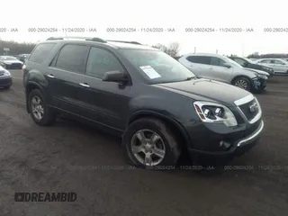 2011 GMC Acadia SLE with VIN 1GKKRPED9BJ229166, listed as a IAAI auction lot 29024254 with 108,191 mi miles. Bid and sale history available at carsss.com. Image 1.
