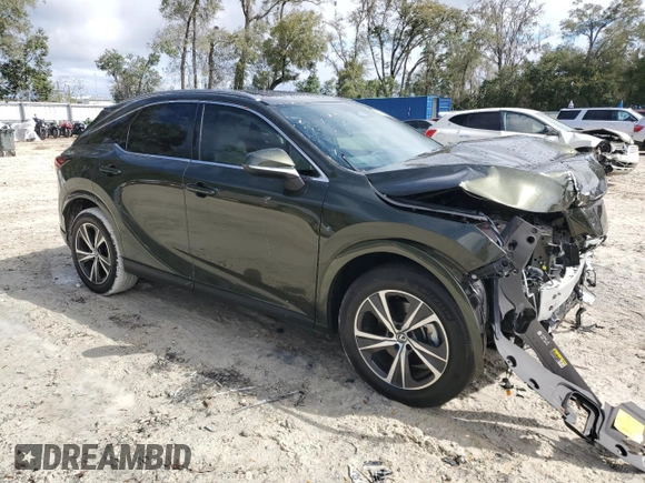 2023 Lexus RX with VIN 2T2BAMBA7PC009681, listed as a Copart auction lot 46780065 with 33,088 mi miles and Salvage Title. Bid and sale history available at carsss.com. Image 4.