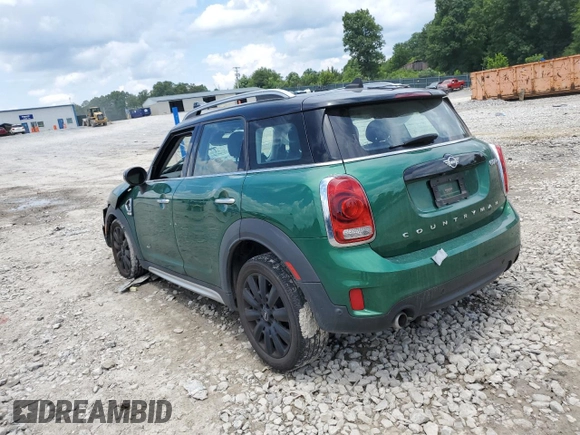 2020 MINI Countryman Cooper S with VIN WMZYX1C06L3L24945, listed as a Copart auction lot 61231204 with Not Provided miles and Salvage Title. Bid and sale history available at carsss.com. Image 2.