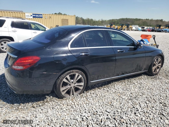 2015 Mercedes-Benz C-Class C 300 with VIN 55SWF4JB2FU073377, listed as a Copart auction lot 50400265 with 111,832 mi miles and Salvage Title. Bid and sale history available at carsss.com. Image 3.
