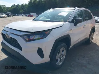 2019 Toyota RAV4 Hybrid LE with VIN 2T3LWRFV0KW024848, listed as a IAAI auction lot 42490933 with 48,384 mi miles and . Bid and sale history available at DreamBid. Image 17.