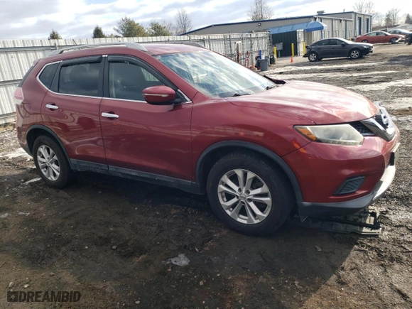 2015 Nissan Rogue SV with VIN 5N1AT2MK6FC763808, listed as a Copart auction lot 42686115 with 0 miles and Salvage Title. Bid and sale history available at carsss.com. Image 4.