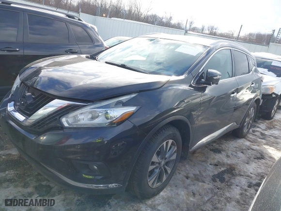 2015 Nissan Murano SL with VIN 5N1AZ2MHXFN220002, listed as a IAAI auction lot 41455807 with 80,975 mi miles. Bid and sale history available at carsss.com. Image 17.