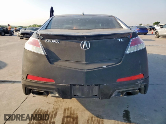 2009 Acura TL Tech with VIN 19UUA86519A015129, listed as a Copart auction lot 53135195 with 235,278 mi miles and Salvage Title. Bid and sale history available at carsss.com. Image 6.