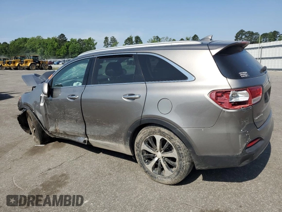 2016 Kia Sorento EX with VIN 5XYPH4A59GG107030, listed as a Copart auction lot 57551545 with Not provided miles and Salvage title. Bid and sale history available at DreamBid. Image 2.