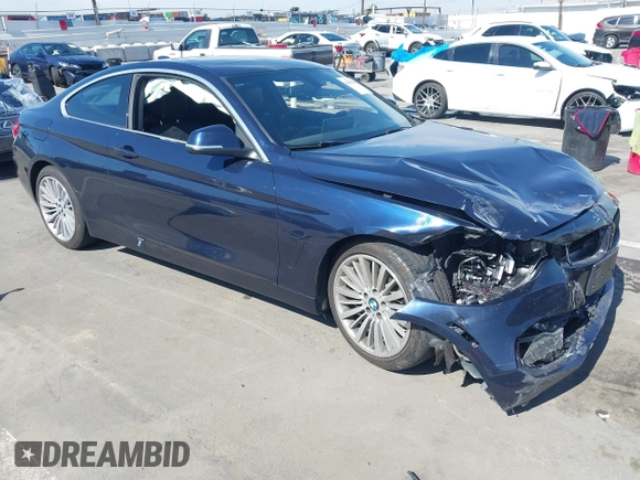 2016 BMW 4 Series 428i with VIN WBA3N7C59GK227052, listed as a IAAI auction lot 41643344 with 69,503 mi miles and . Bid and sale history available at carsss.com. Image 1.