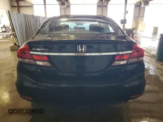2014 Honda Civic LX with VIN 19XFB2F57EE202917, listed as a Copart auction lot 55391425 with 127,198 mi miles and Salvage Title. Bid and sale history available at carsss.com. Image 6.