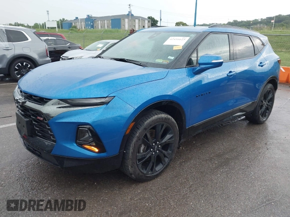 2020 Chevrolet Blazer RS with VIN 3GNKBKRS6LS698542, listed as a IAAI auction lot 42416623 with 46,641 mi miles and . Bid and sale history available at DreamBid. Image 18.