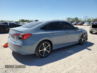 2024 Honda Civic Sedan Touring with VIN 2HGFE1F95RH330640, listed as a Copart auction lot 50078485 with 10,108 mi miles and Salvage Title. Bid and sale history available at carsss.com. Image 3.