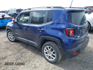 2020 Jeep Renegade Orange with VIN ZACNJABB8LPL68316, listed as a IAAI auction lot 41717518 with 110,430 mi miles and . Bid and sale history available at carsss.com. Image 3.