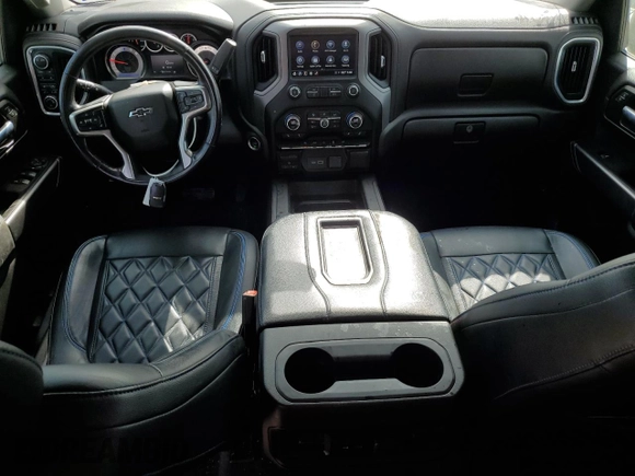 2021 Chevrolet Silverado 1500 RST with VIN 3GCUYEEL5MG170088, listed as a Copart auction lot 68691764 with 127,418 mi miles and Salvage Title. Bid and sale history available at carsss.com. Image 8.
