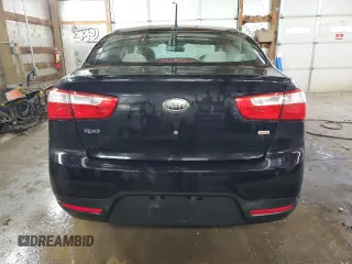 2012 Kia Rio LX with VIN KNADM4A32C6086335, listed as a Copart auction lot 44981535 with 145,806 mi miles and Salvage Title. Bid and sale history available at carsss.com. Image 6.