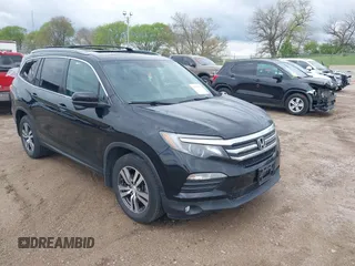 2017 Honda Pilot EX-L z VIN 5FNYF6H51HB045854, wystawiony jako IAAI lot #42178053 z przebiegiem 114 913 mil mil oraz . Historia ofert i sprzedaży dostępna na DreamBid. Obrazek 1.
