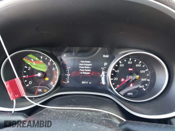 2019 Jeep Compass Latitude with VIN 3C4NJDBB4KT850342, listed as a IAAI auction lot 41398167 with 33,771 mi miles and . Bid and sale history available at DreamBid. Image 7.