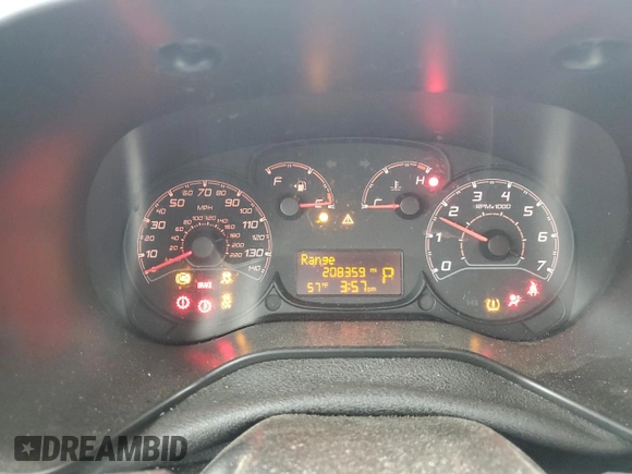 2016 Ram ProMaster City Cargo Tradesman SLT with VIN ZFBERFBT0G6B14602, listed as a Copart auction lot 57635205 with 208,359 mi miles and Clean title. Bid and sale history available at DreamBid. Image 9.