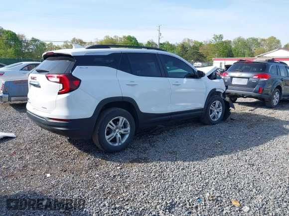 2022 GMC Terrain SLE with VIN 3GKALTEV2NL127462, listed as a IAAI auction lot 42169220 with 37,573 mi miles and . Bid and sale history available at DreamBid. Image 4.