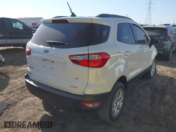 2021 Ford EcoSport SE z VIN MAJ6S3GL8MC396971, wystawiony jako IAAI lot #41779827 z przebiegiem 25 779 mil mil oraz . Historia ofert i sprzedaży dostępna na DreamBid. Obrazek 4.