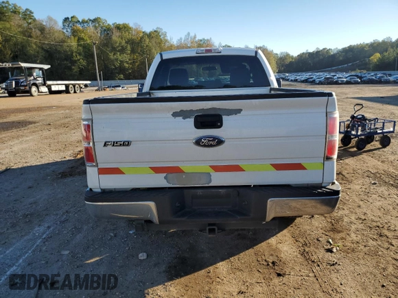 2012 Ford F-150 XL with VIN 1FTMF1CF6CFB58835, listed as a Copart auction lot 80748034 with 134,130 mi miles and Salvage Title. Bid and sale history available at carsss.com. Image 6.