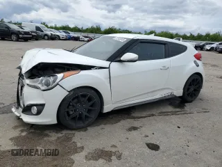 2015 Hyundai Veloster Turbo with VIN KMHTC6AE6FU234576, listed as a Copart auction lot 51343915 with 150,754 mi miles and Salvage title. Bid and sale history available at DreamBid. Image 1.