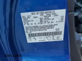 2011 Ford Escape XLT с VIN 1FMCU9D7XBKA27058, выставлен на аукционе Copart как лот 57091775 с пробегом 207 378 миль миль и Списание • Salvage title. История ставок и продаж доступна на DreamBid. Изображение 12.