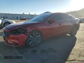 2018 Mazda 6 Grand Touring with VIN JM1GL1TY7J1322711, listed as a Copart auction lot 87331224 with 78,689 mi miles and Salvage Title. Bid and sale history available at DreamBid. Image 1.