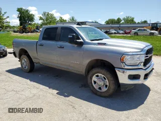 2024 Ram 2500 Big Horn with VIN 3C6UR5DJ0RG353863, listed as a Copart auction lot 61632075 with 25,014 mi miles and Clean title. Bid and sale history available at DreamBid. Image 4.