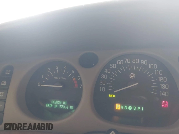 2002 Buick LeSabre Limited with VIN 1G4HR54K82U292182, listed as a IAAI auction lot 42636259 with 112,834 mi miles and . Bid and sale history available at DreamBid. Image 7.