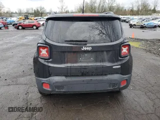 2015 Jeep Renegade Latitude with VIN ZACCJABT5FPB48543, listed as a Copart auction lot 49444475 with 140,452 mi miles and Salvage Title. Bid and sale history available at DreamBid. Image 6.