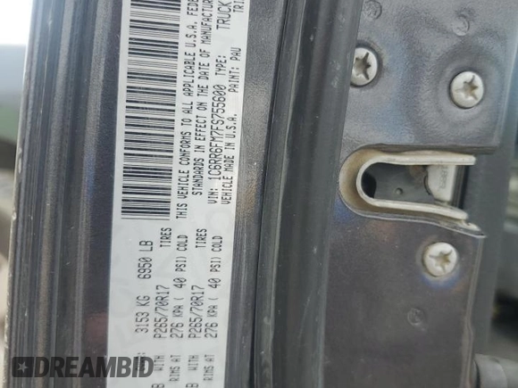 2015 Ram 1500 Tradesman with VIN 1C6RR6FM7FS755600, listed as a Copart auction lot 48200785 with 208,791 mi miles and Clean title. Bid and sale history available at DreamBid. Image 12.