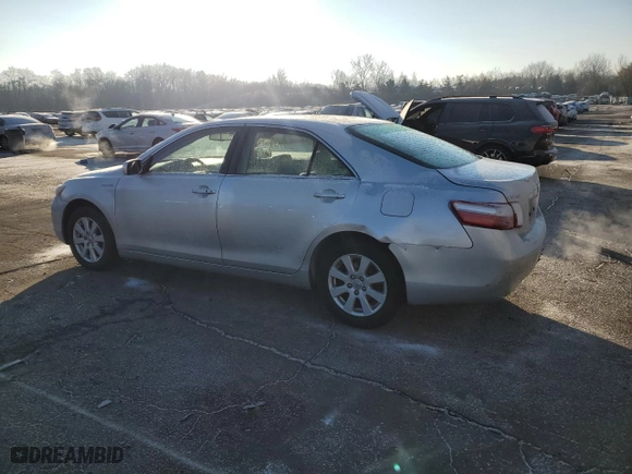 2007 Toyota Camry Hybrid with VIN JTNBB46K873014090, listed as a Copart auction lot 88959075 with 91,417 mi miles and Salvage Title. Bid and sale history available at carsss.com. Image 2.