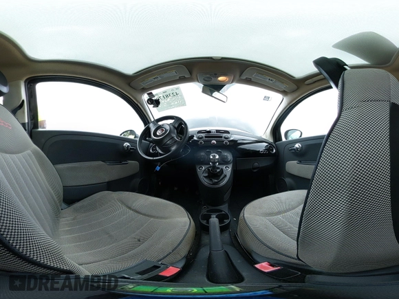 2013 FIAT 500 Lounge with VIN 3C3CFFCR8DT743107, listed as a IAAI auction lot 42381709 with 90,094 mi miles and . Bid and sale history available at DreamBid. Image 18.