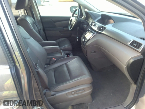 2014 Honda Odyssey EX-L with VIN 5FNRL5H64EB037646, listed as a IAAI auction lot 41786768 with 116,491 mi miles and . Bid and sale history available at carsss.com. Image 5.