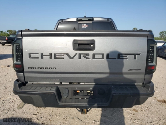 2022 Chevrolet Colorado 4WD ZR2 with VIN 1GCGTEEN4N1277825, listed as a Copart auction lot 52951595 with 0 mi miles and Salvage Title. Bid and sale history available at carsss.com. Image 6.