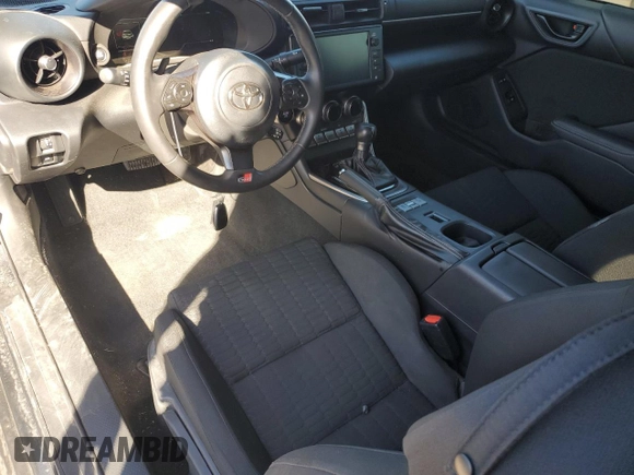 2023 Toyota GR86 with VIN JF1ZNBC13P8762569, listed as a Copart auction lot 73613134 with 16,634 mi miles and Salvage Title. Bid and sale history available at carsss.com. Image 8.