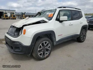 2018 Jeep Renegade Latitude with VIN ZACCJBBB9JPG82389, listed as a Copart auction lot 51521285 with 86,730 mi miles and Salvage Title. Bid and sale history available at carsss.com. Image 1.