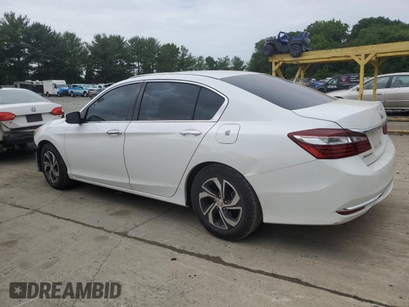 2016 Honda Accord LX with VIN 1HGCR2F32GA233951, listed as a Copart auction lot 58448354 with 125,322 mi miles and Salvage Title. Bid and sale history available at DreamBid. Image 2.