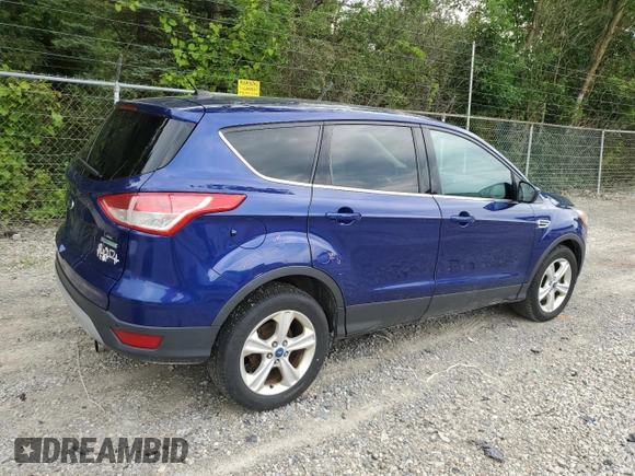 2013 Ford Escape SE with VIN 1FMCU0G97DUA95186, listed as a Copart auction lot 61862445 with 166,017 mi miles and Salvage title. Bid and sale history available at DreamBid. Image 3.